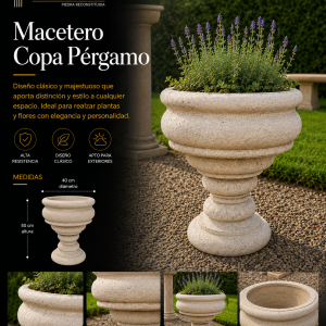 Macetero Copa Pérgamo