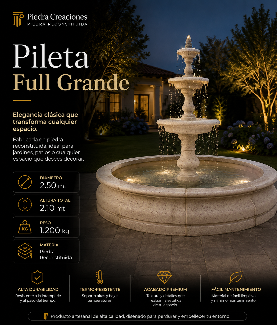 Pileta / Fuente de Agua - Full Grande