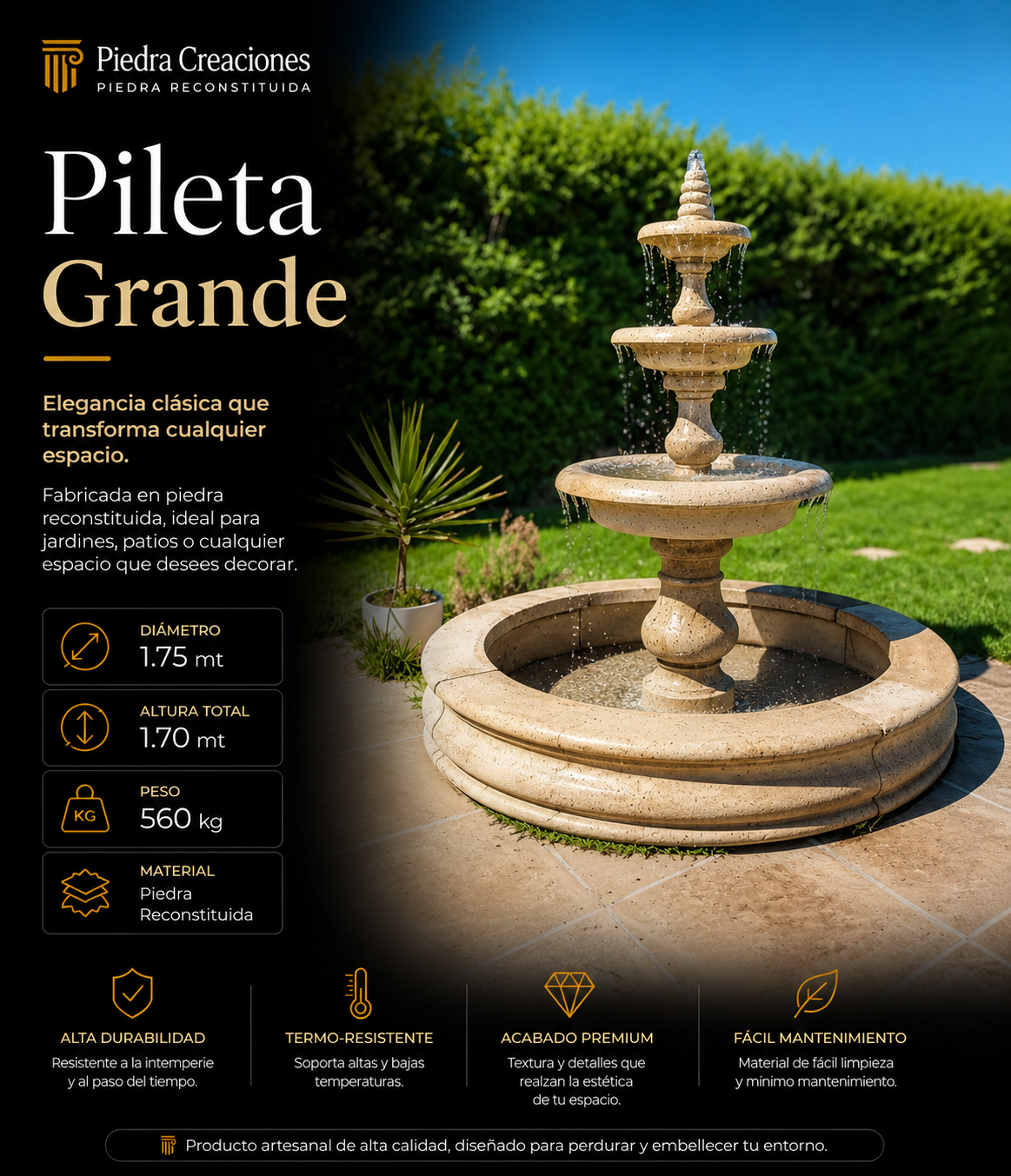 Pileta / Fuente de Agua - Grande