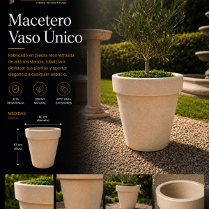 Macetero Vaso Único