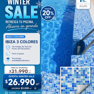 Mosaico Ibiza Tres Colores