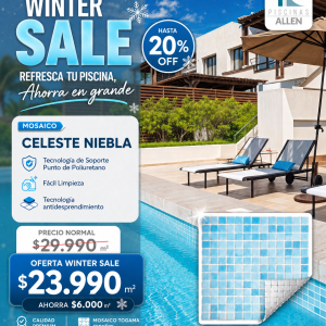 Mosaico Niebla Celeste