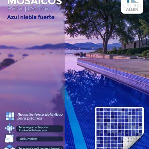 Mosaico Niebla Azul Fuerte