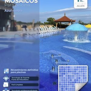 Mosaico Niebla Azul