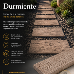 Durmiente 80x25cm