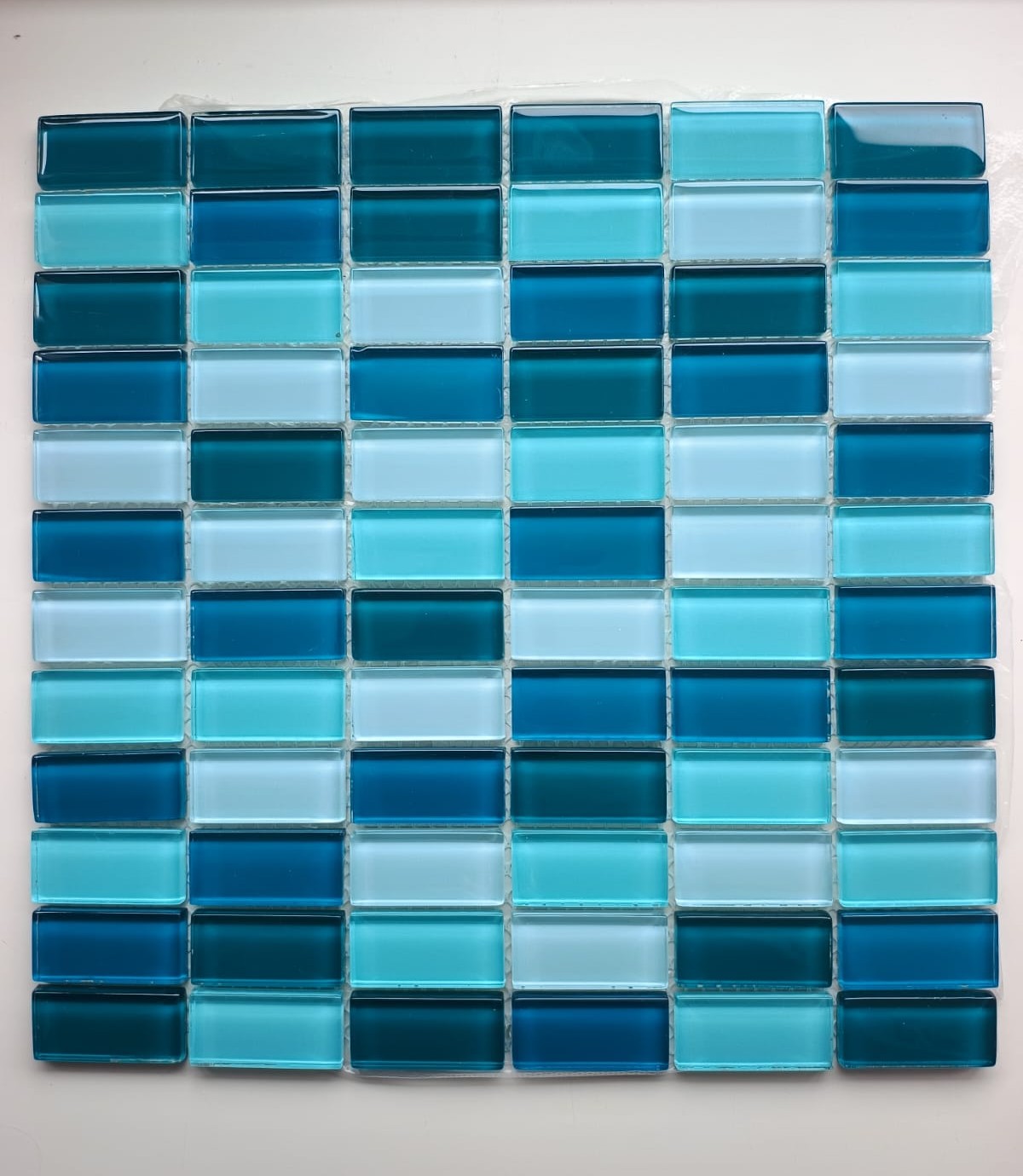 Mosaico Rectángulo Vidrio Verde - Saldo